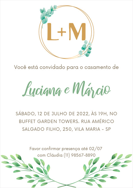 Modelos gratuitos de convites de casamento  Cartões de modelos gratuitos  de convites de casamento