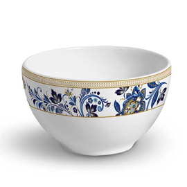 Bowl em cerâmica com desenho floral