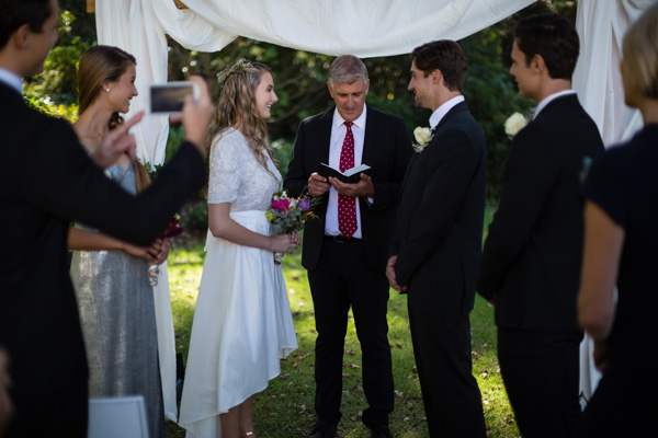 Foto: Casamento evangélico ao ar livre