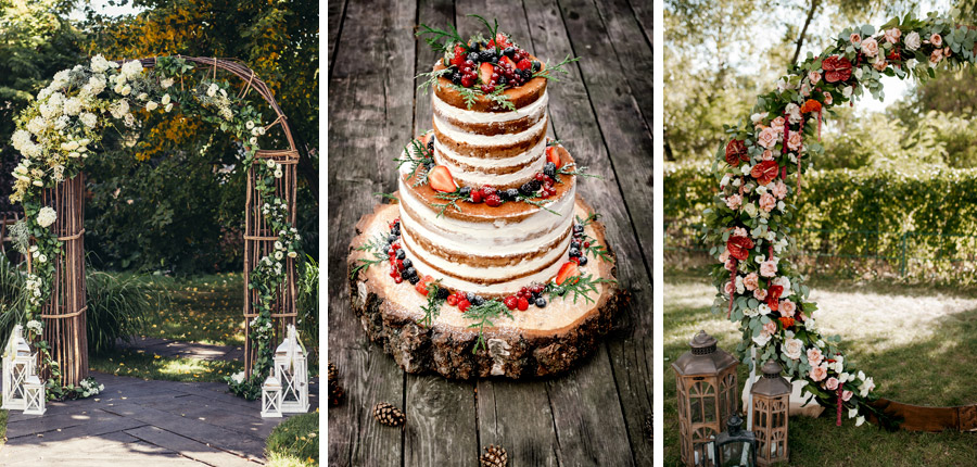 Decoração de casamento no campo