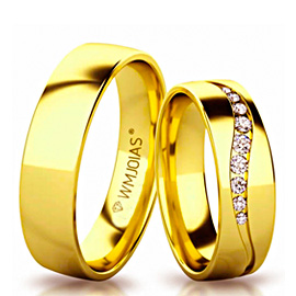 Alianças de noivado e casamento
