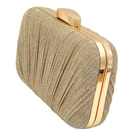 Bolsinha dourada de festa | Clutch dourada para festa