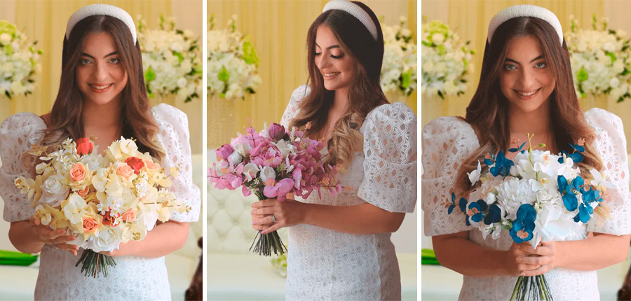 Buquês de noiva para casamento no campo