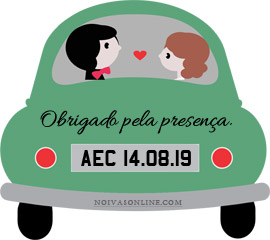 Tags gratuitas para lembrancinhas de casamento