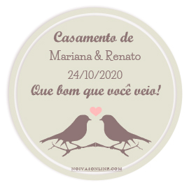 Tags gratuitas para lembrancinhas de casamento