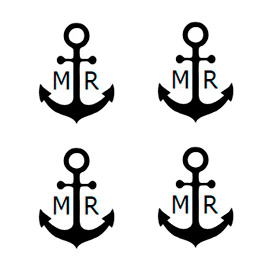 Monogramas de casamento grátis para imprimir